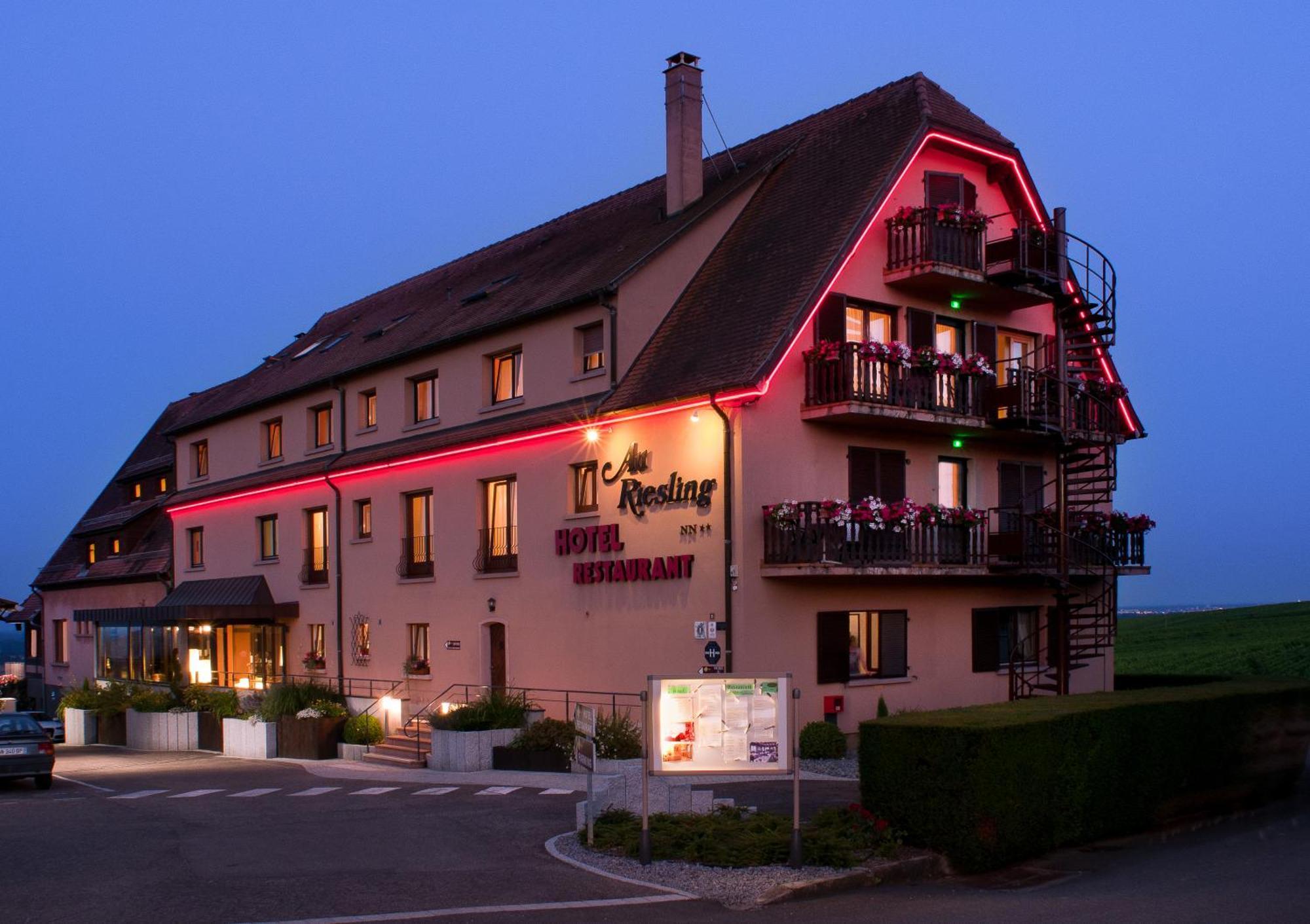 Hotel Restaurant Au Riesling Zellenberg Eksteriør bilde